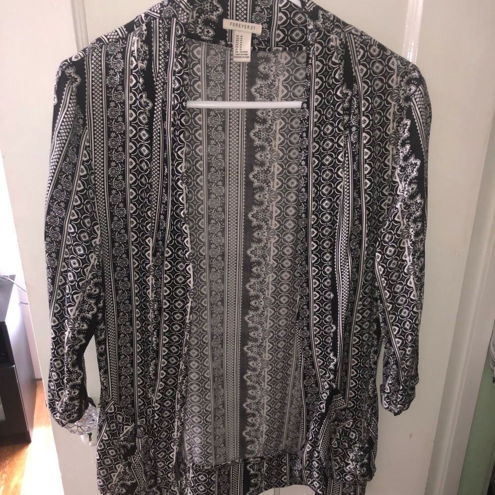 Abstract Light Weight Blazer
